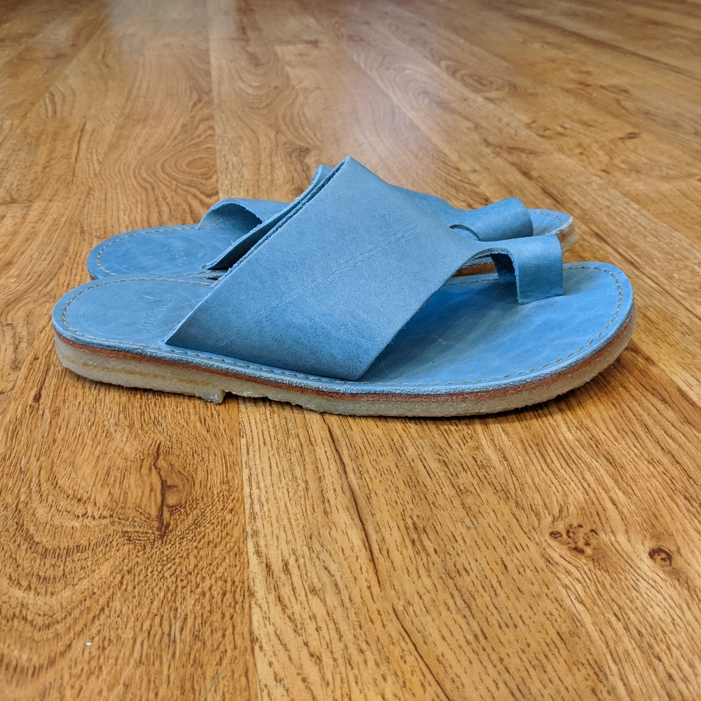 Duckfeet Mando Light Blue Toe Strap Sandals